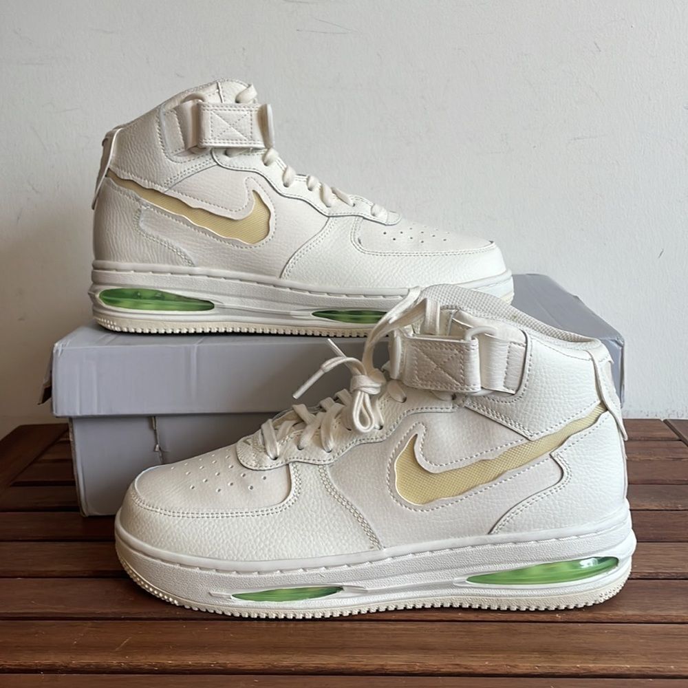 Nike Air Force 1 Mid Evo Sail/Coconut Milk Men7.5 Women9(FB1374-100)MSRP$150